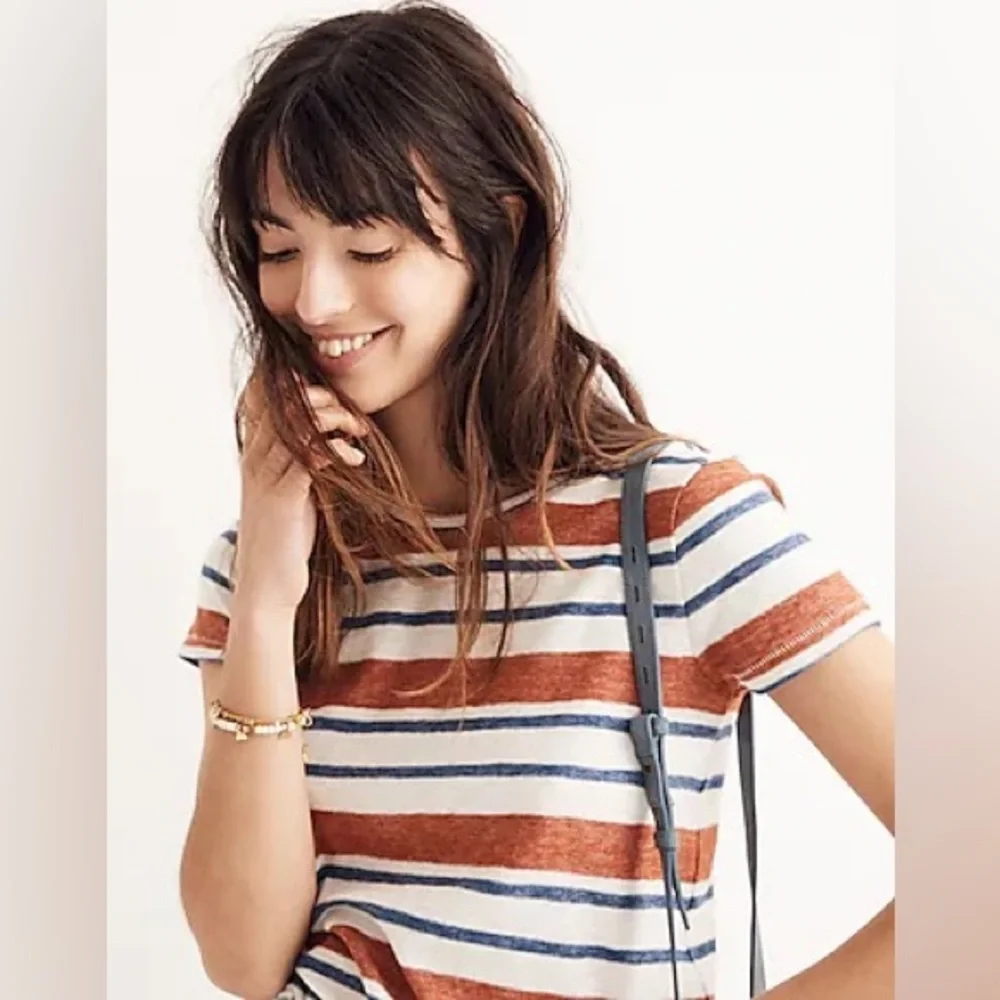 MADEWELL Willford Short Sleeve Shirt Linen XL - Picture 4 of 7